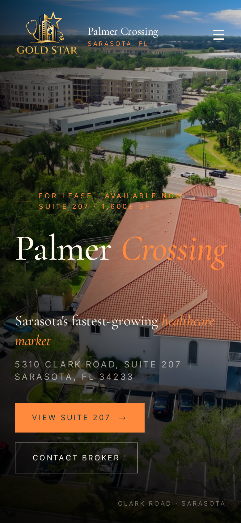Palmer Crossing mobile homepage