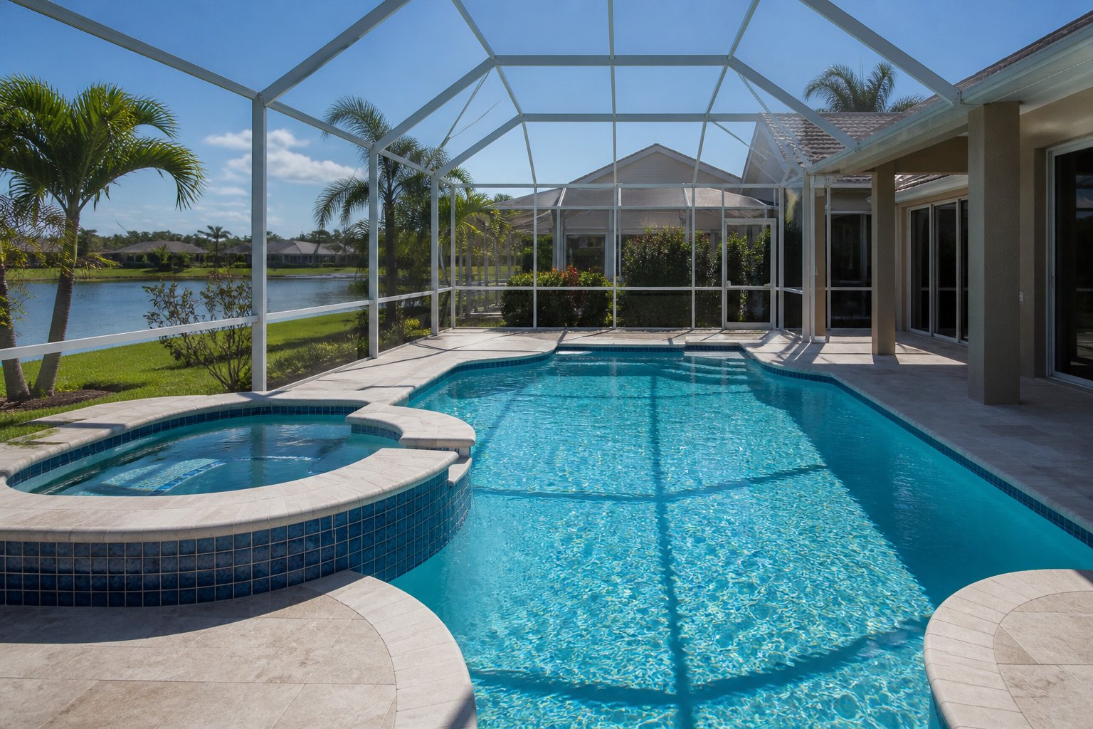 Clear pool after recovery — sample photo