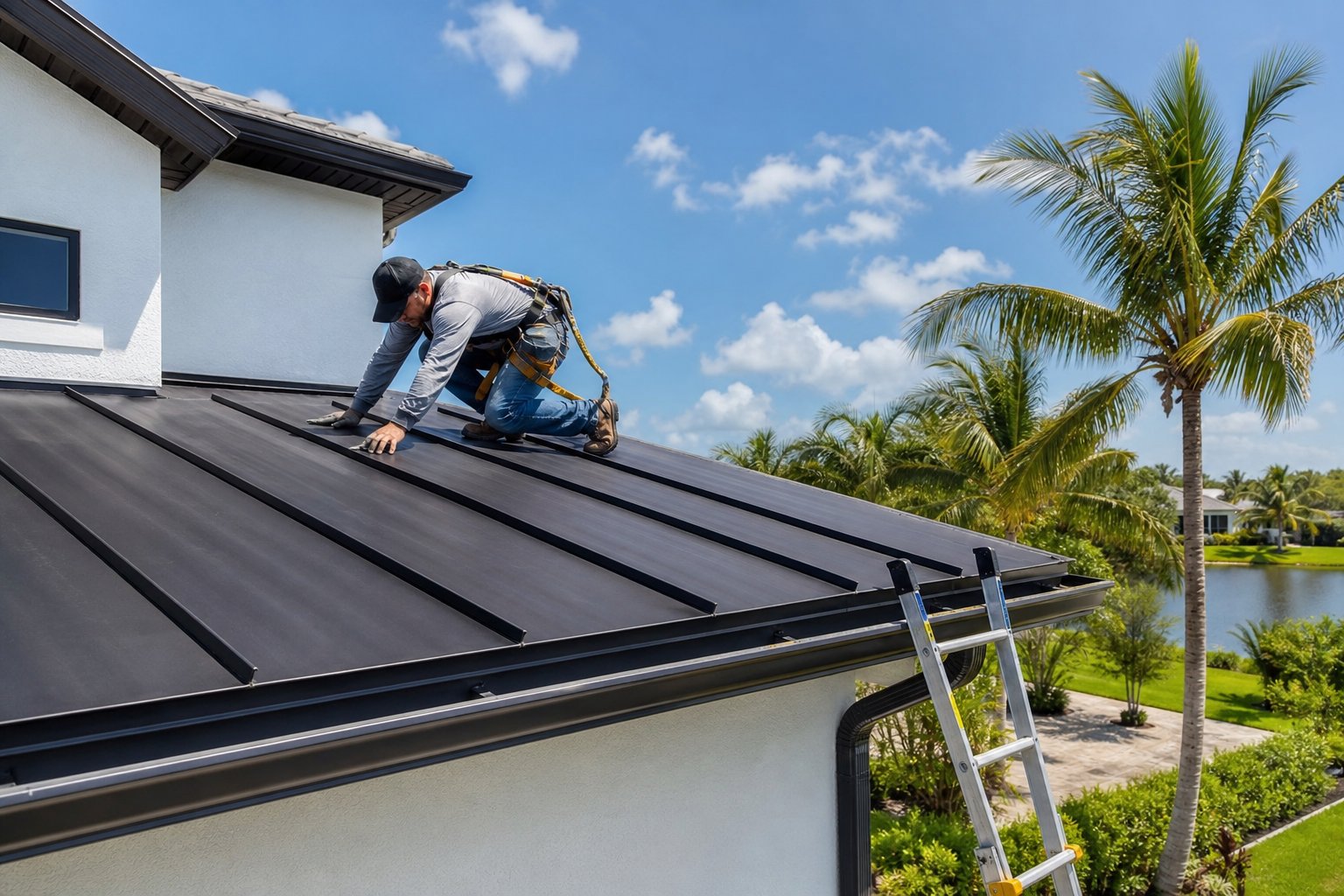 Roof inspection detail — sample photo